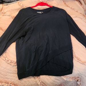 Athleta Long-sleeved blue Athleta shirt